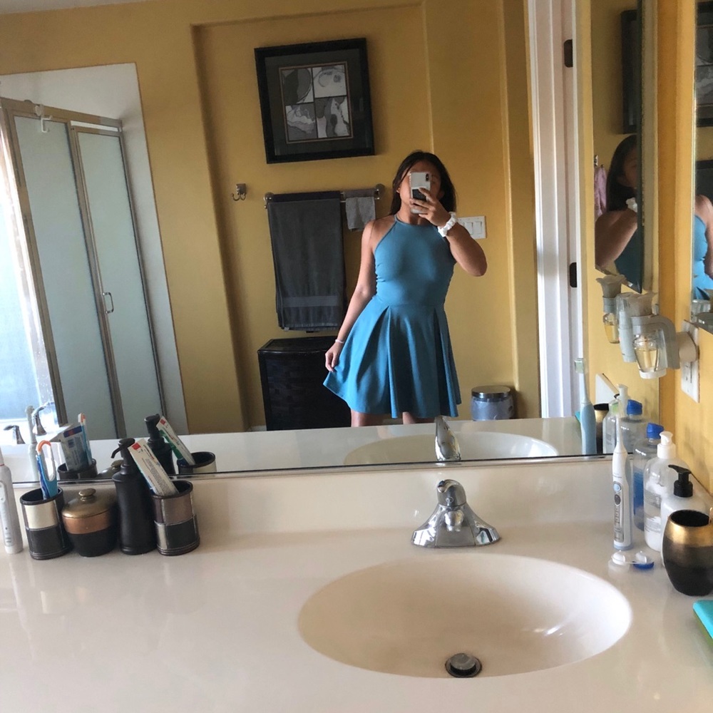 Windsor Memorable Moments Blue Skater Dress